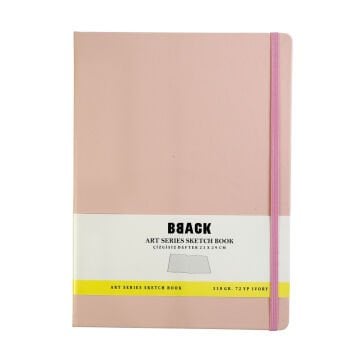 BBack Eskiz Bloğu Sert Kapak 110gr 21x29cm Pudra 72yp