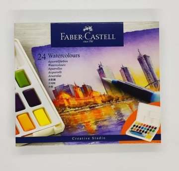Faber-Castell Creative Studio Tablet Suluboya 24'lü