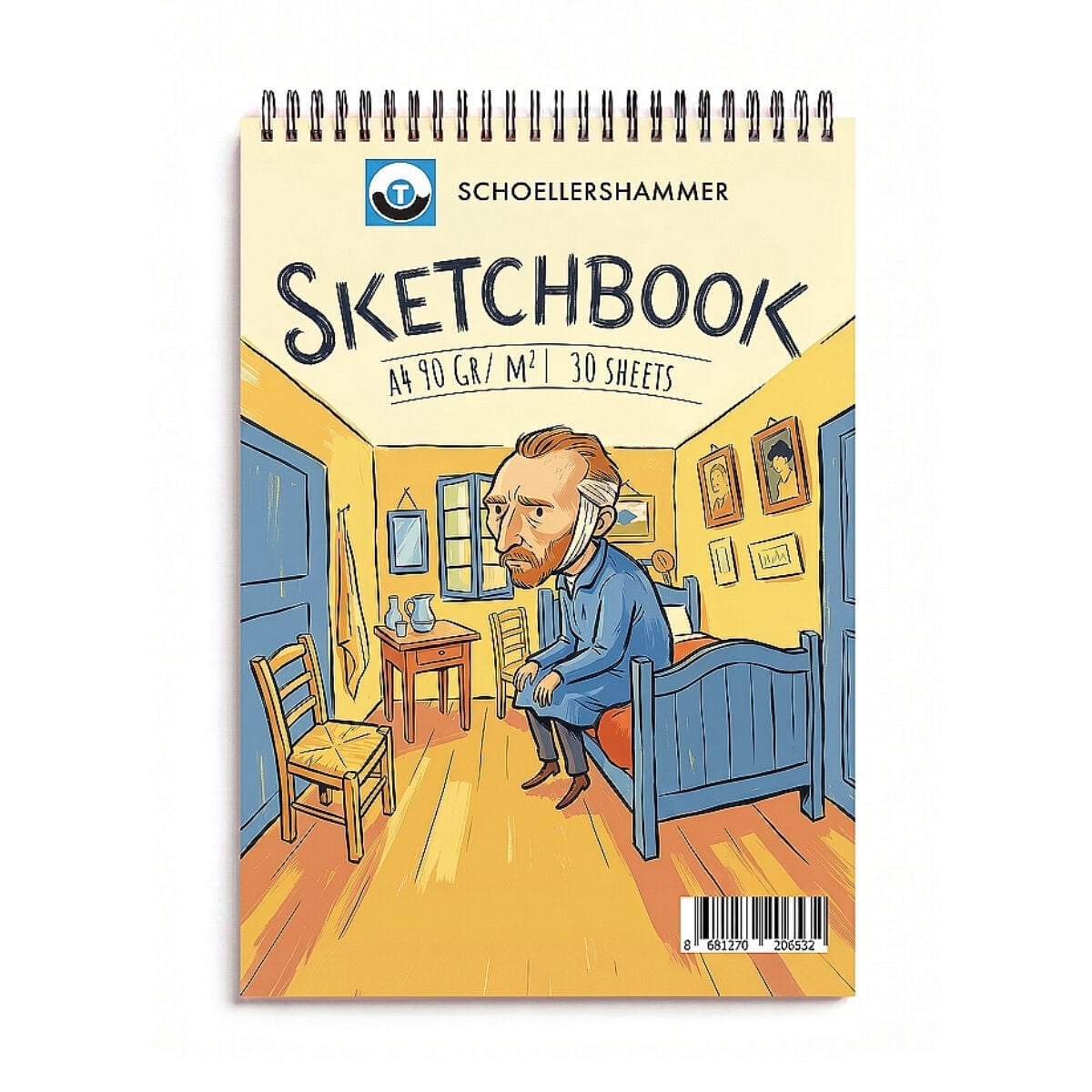 Schoellershammer Art Comics Sketchbook 90gr A4 30yp Arles Yatak Odası