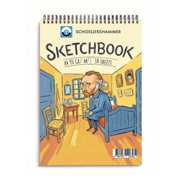 Schoellershammer Art Comics Sketchbook 90gr A4 30yp Arles Yatak Odası