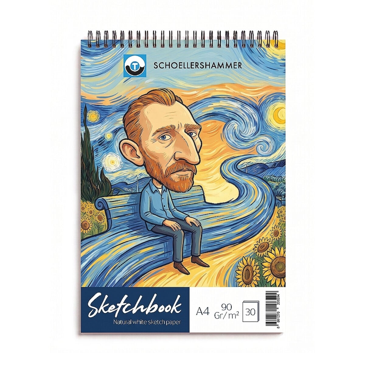Schoellershammer Art Comics Sketchbook 90gr A4 30yp Yıldızlı Geceler