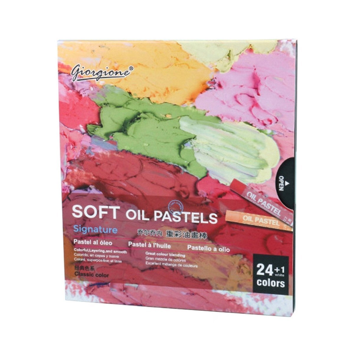 Giorgione Soft Oil Pastel Boya Seti 24+1li Klasik