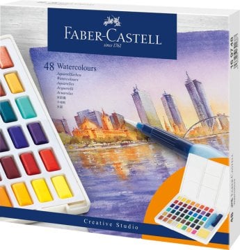Faber-Castell Creative Studio Tablet Suluboya 48'li