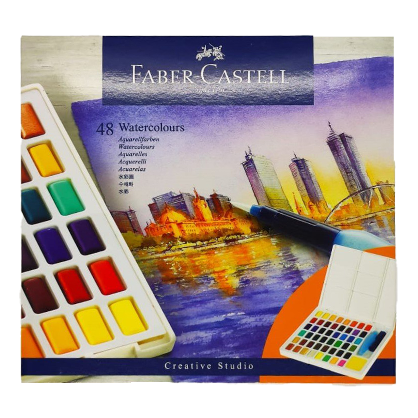 Faber-Castell Creative Studio Tablet Suluboya 48'li