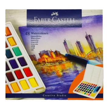 Faber-Castell Creative Studio Tablet Suluboya 48'li