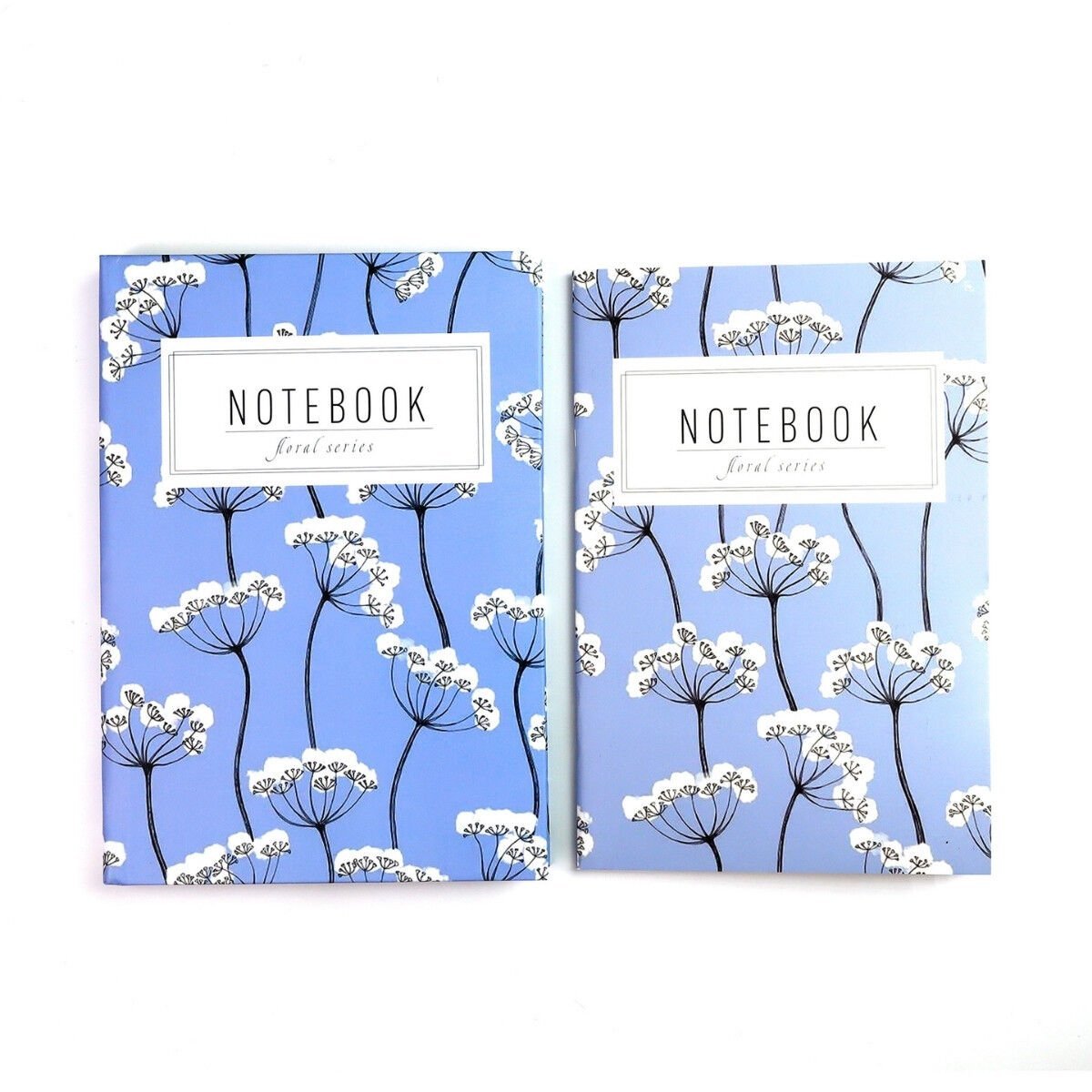 Yıldız Floral Seri İkili Defter Sert Kapak 14x20cm No: 01
