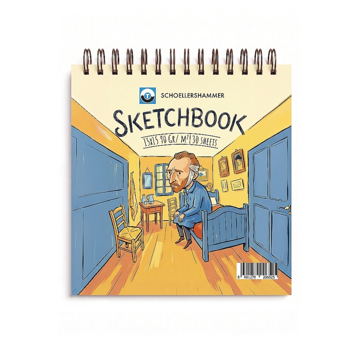 Schoellershammer Art Comics Sketchbook 90gr 15x15cm 30yp Arles Yatak Odası