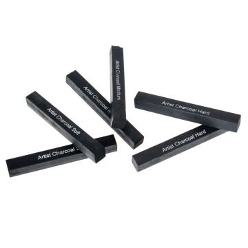 Engross Penart Sıkıştırılmış Kömür Füzen Çubuk Seti 6lı Soft Medium Hard