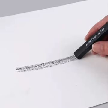 Engross Penart Sıkıştırılmış Kömür Füzen Çubuk Seti 6lı Soft Medium Hard