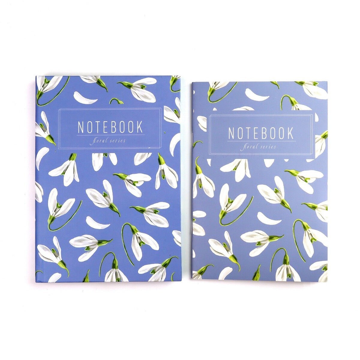 Yıldız Floral Seri İkili Defter Sert Kapak 14x20cm No: 03