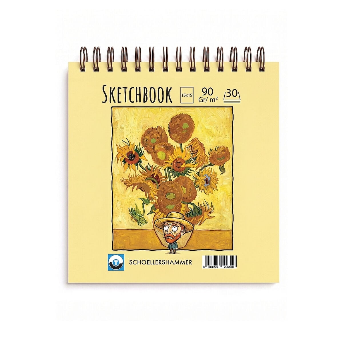 Schoellershammer Art Comics Sketchbook 90gr 15x15cm 30yp Ayçiçek