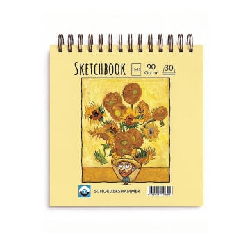 Schoellershammer Art Comics Sketchbook 90gr 15x15cm 30yp Ayçiçek