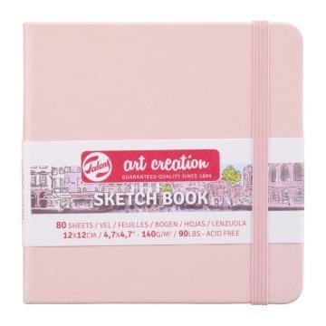 Talens Art Creation Eskiz Bloğu Sert Kapak 140gr 12x12cm Pembe 80yp