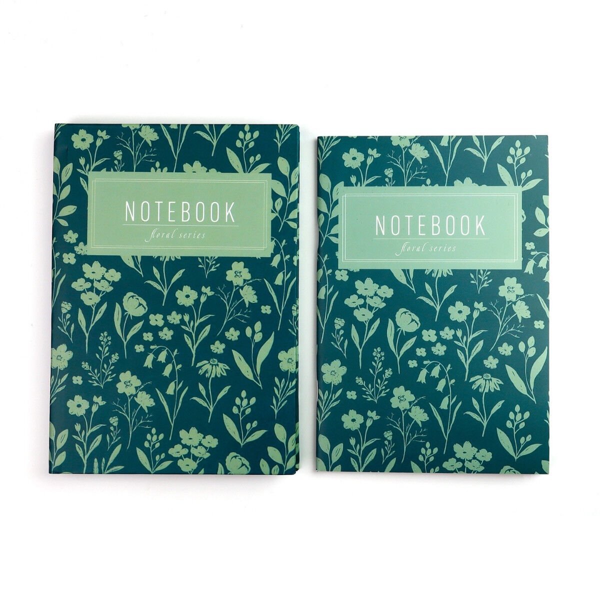 Yıldız Floral Seri İkili Defter Sert Kapak 14x20cm No: 05