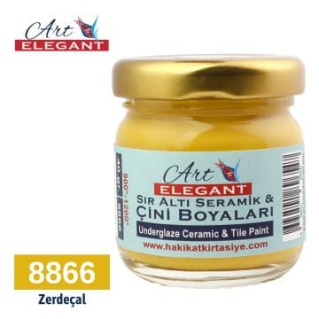 Art Elegant Seramik Ve Çini Boya 40gr 8866 Zerdeçal