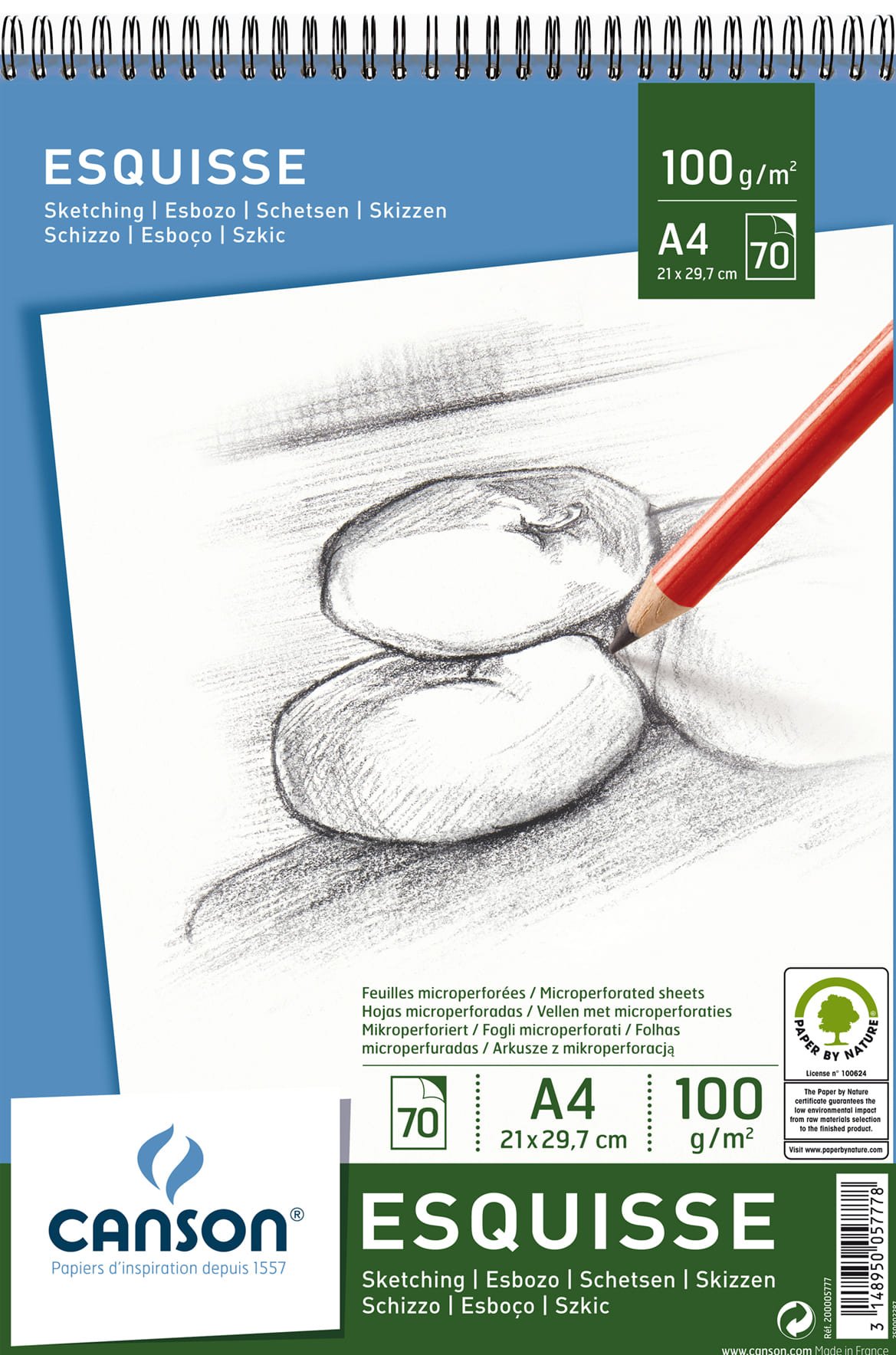 Canson Esquisse Eskiz Defter A4 100gr 70 Yaprak