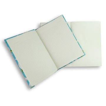 Yıldız Floral Seri İkili Defter Sert Kapak 14x20cm No: 06