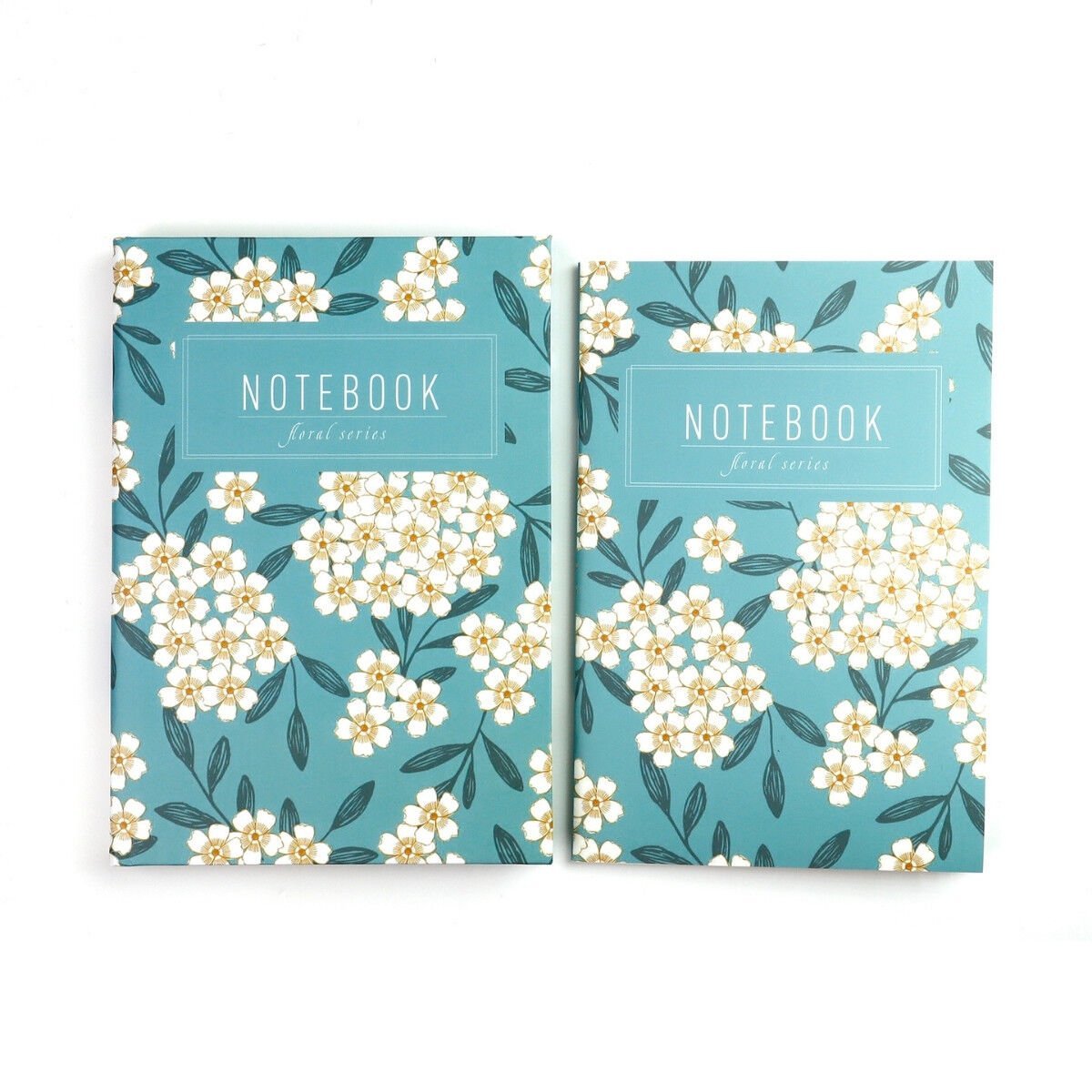 Yıldız Floral Seri İkili Defter Sert Kapak 14x20cm No: 06