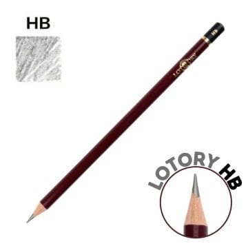 Lotory 6812 Dereceli Eskiz Çizim Kalemi HB
