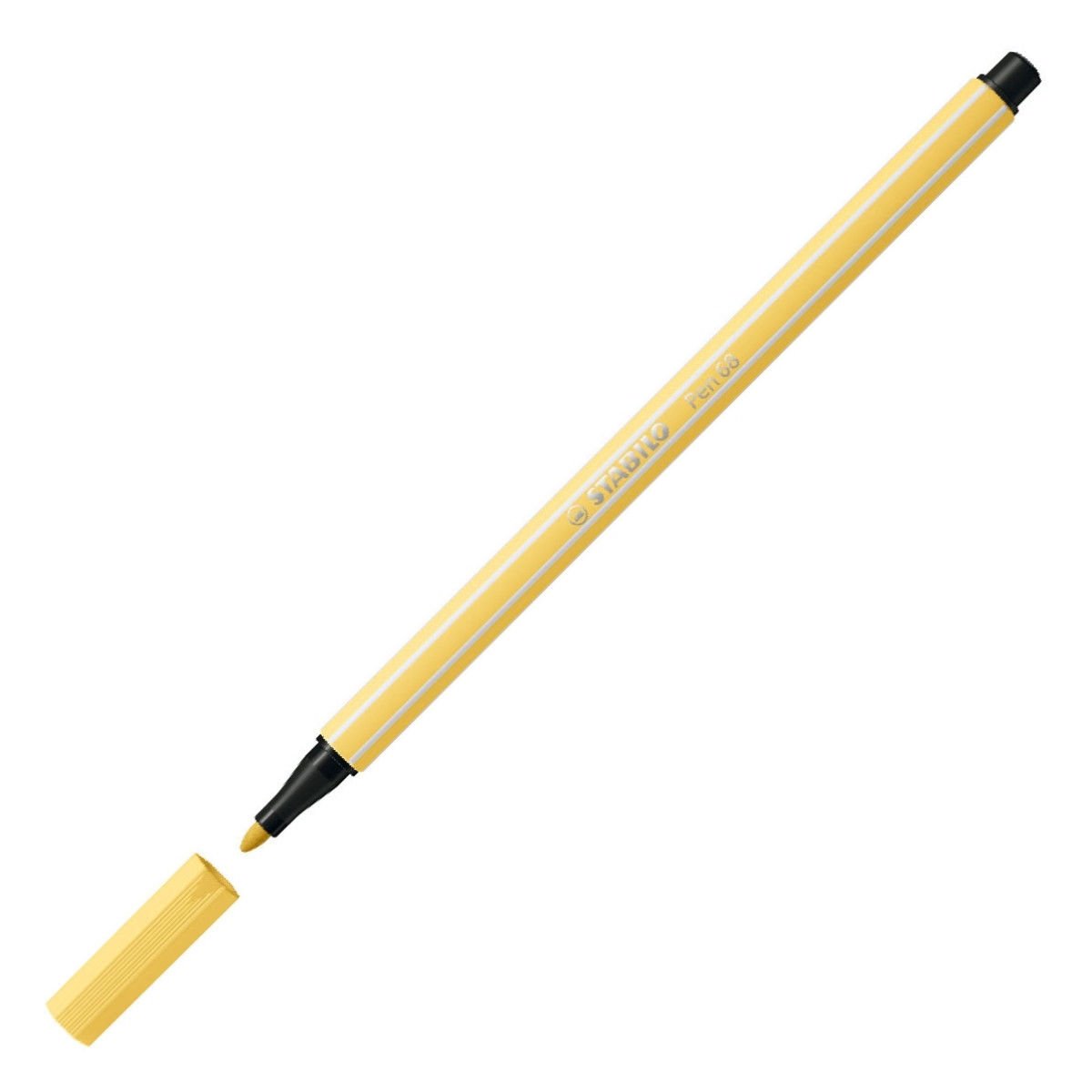 Stabilo Pen 68 Kalın Uçlu Keçeli Kalem 23 Açık Sarı