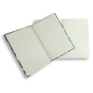 Yıldız Floral Seri İkili Defter Sert Kapak 14x20cm No: 07
