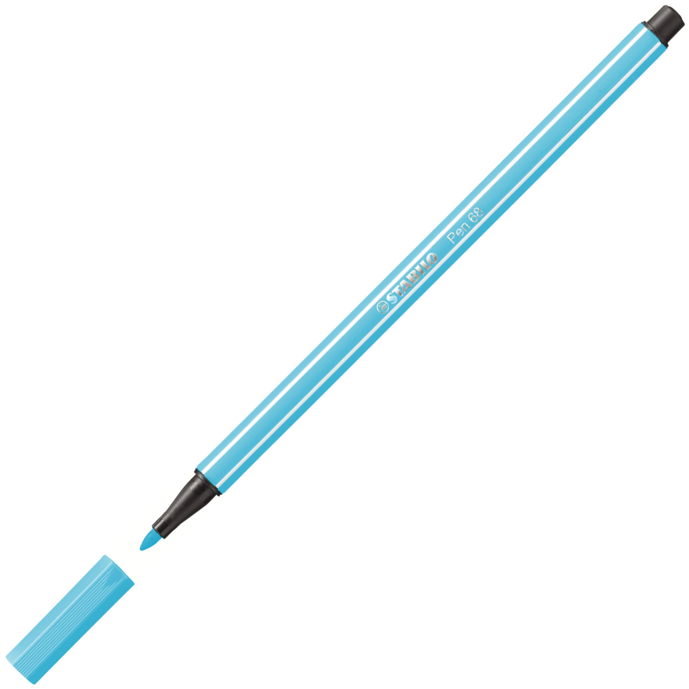 Stabilo Pen 68 Kalın Uçlu Keçeli Kalem 031 Floresan Mavi