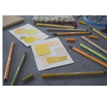 Stabilo Pen 68 Kalın Uçlu Keçeli Kalem 25 Pastel Turuncu