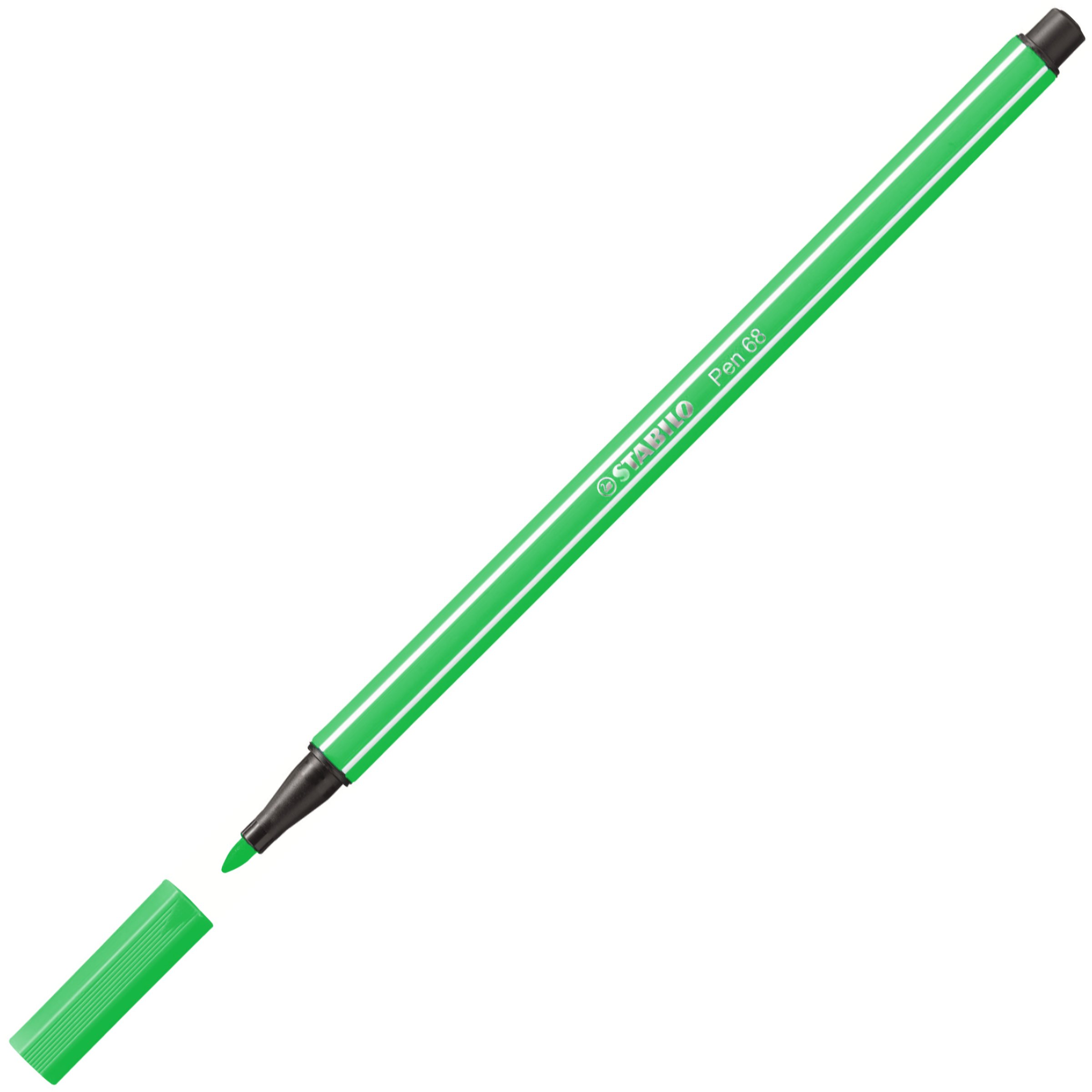 Stabilo Pen 68 Kalın Uçlu Keçeli Kalem 033 Floresan Yeşil