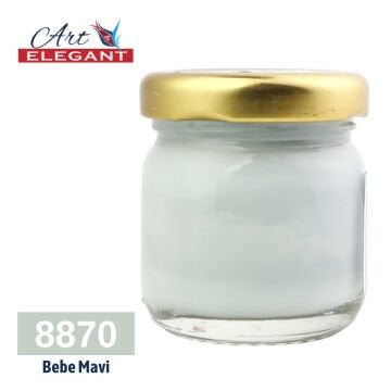 Art Elegant Seramik Ve Çini Boya 40gr 8870 Bebe Mavi