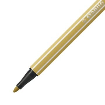 Stabilo Pen 68 Kalın Uçlu Keçeli Kalem 66 Açık Haki