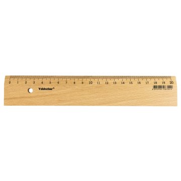 Yıldızlar Tahta Cetvel 20cm