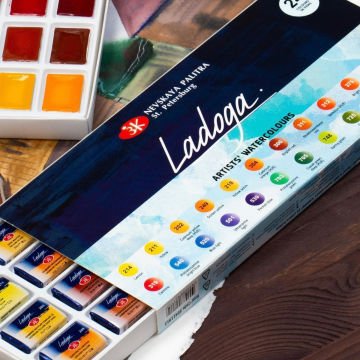 Nevskaya Palitra Ladoga Tablet Sulu Boya Seti 24lü