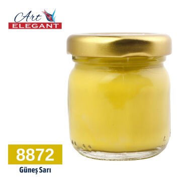 Art Elegant Seramik Ve Çini Boya 40gr 8872 Güneş Sarı