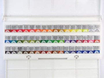 Afra Artists Water Colours Sulu Boya Yarım Tablet Seti 48li