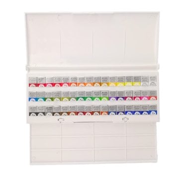 Afra Artists Water Colours Sulu Boya Yarım Tablet Seti 48li