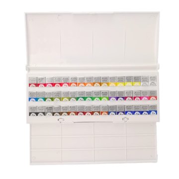 Afra Artists Water Colours Sulu Boya Yarım Tablet Seti 48li
