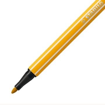 Stabilo Pen 68 Kalın Uçlu Keçeli Kalem 87 Köri Sarısı