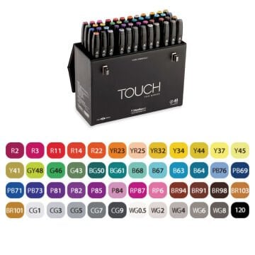 ShinHan Art Touch Twin Marker 48li Set