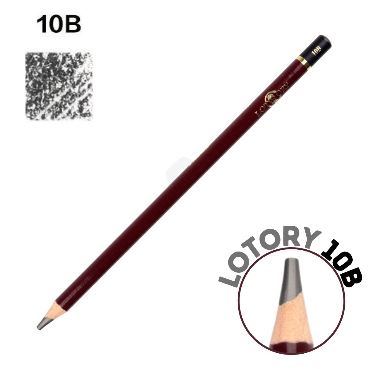 Lotory 6812 Dereceli Eskiz Çizim Kalemi 10B