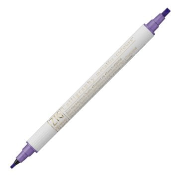 Zig Kaligrafi Kalemi MS-8400 Çift Taraflı Düz Kesik 2.0-3.5mm 124 Metalik Mor (Violet)