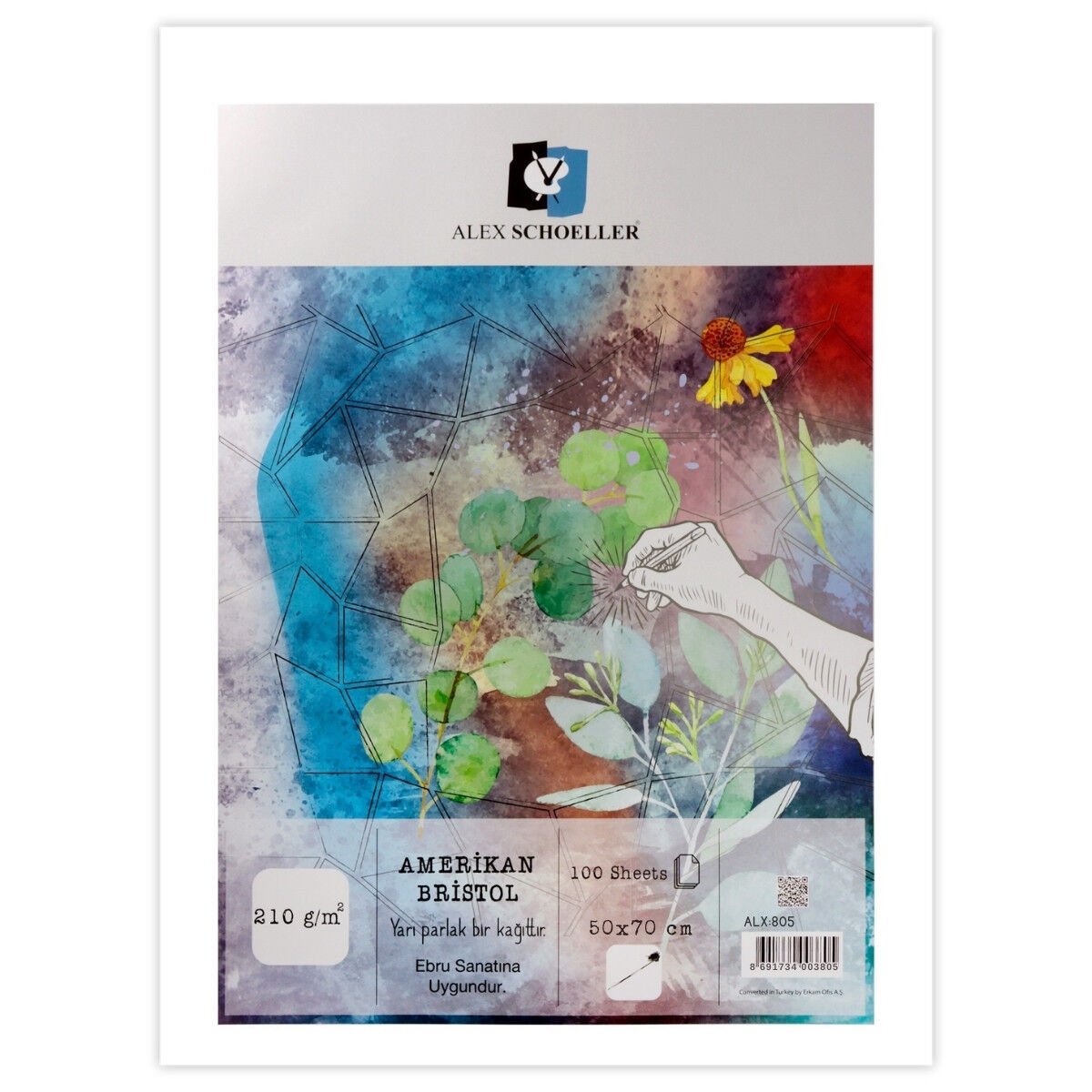 Alex Schoeller Bristol Kağıdı 210gr 50x70cm Amerikan ALX-805