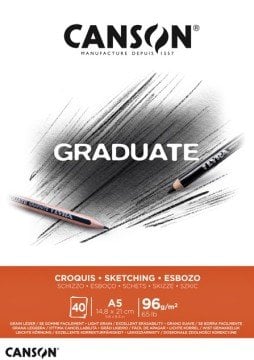 Canson Graduate Croquis Eskiz Defter A5 96gr 40yp