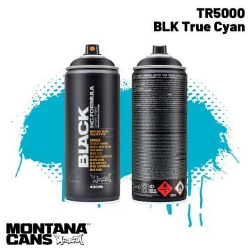 Montana Black Sprey Boya 400ml BLK TR5000 True Cyan