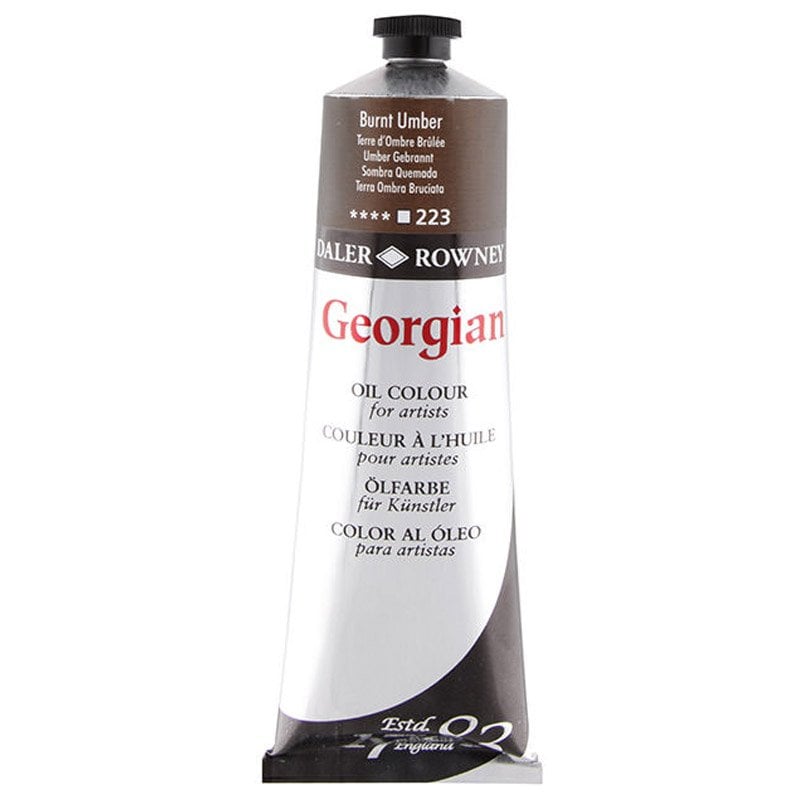 Daler Rowney Georgian Yağlı Boya 225ml 223 Burnt Umber