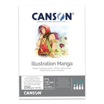 Canson Illustration BD Manga Comics 250gr A4 12yp