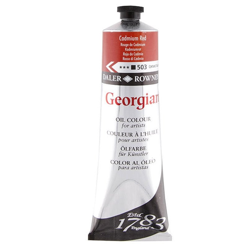 Daler Rowney Georgian Yağlı Boya 225ml 503 Cadmium Red Pigment Natural