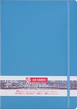 Talens Art Creation Eskiz Bloğu Sert Kapak A4 140gr 21x29,7cm Mavi 80yp