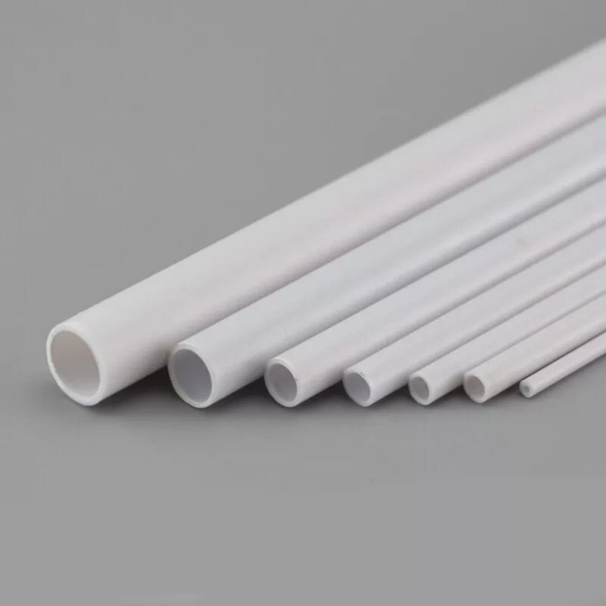 Art Elegant Plastik Yuvarlak Boru İçi Boş 100cm 10mm Beyaz