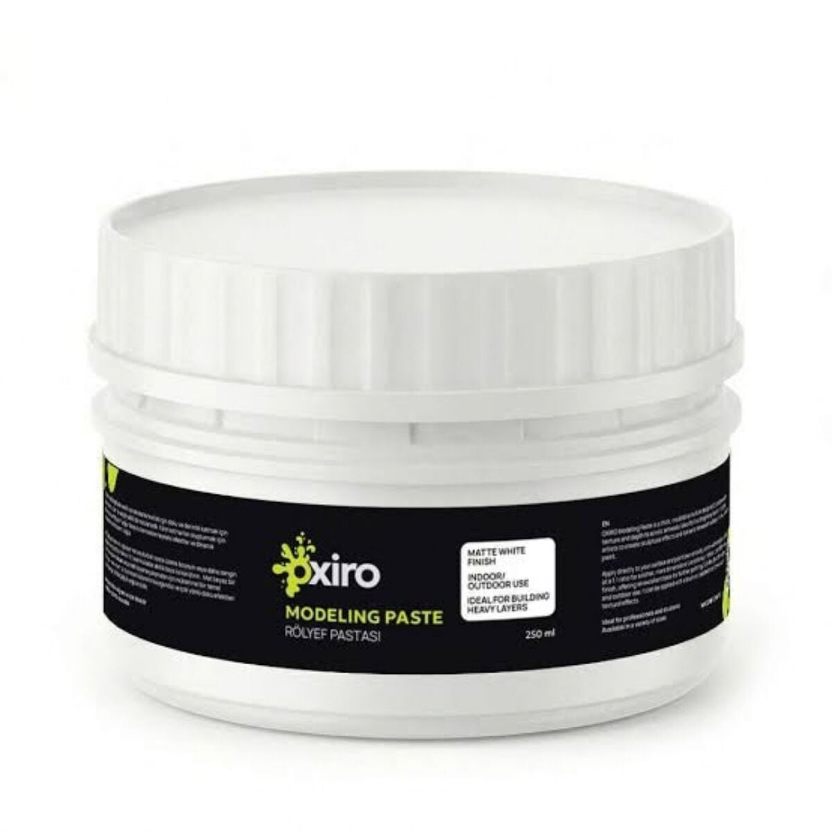 Oxiro Rölyef Pasta 250ml Matte White