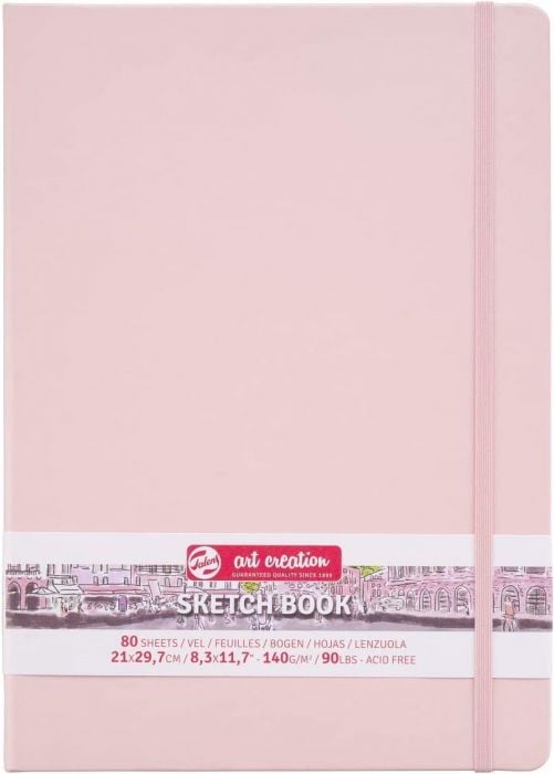Talens Art Creation Eskiz Bloğu Sert Kapak A4 140gr 21x29,7cm Pembe 80yp